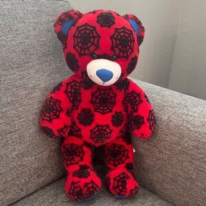Marvel Spider-Man Red and Black Plush Build A Bear! 2014